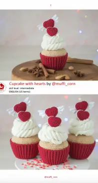 Mufficorn - Olga Chemerys - Cupcake with hearts