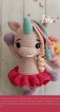 Philomena Amigurumis - Maria Fernanda López - Iris - Spanish