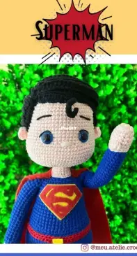 Meu Atelie Croche - Priscila de Oliveira - Superman - Portuguese