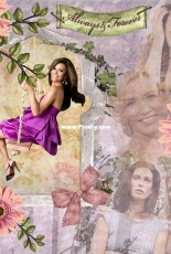 Digital scrapbooking - page made with Desperate housewives-photos