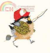 Heritage Valerie Pfeiffer Chickadees CDFC838 Fisherman Chick
