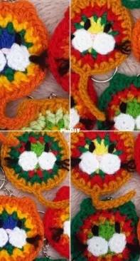 Crochet at Teris - Teri Hamilton - Mandala Cat Keychain - Free
