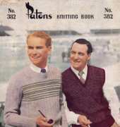 Patons 382. Vintage Men's Vests