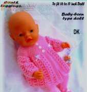 Daisy-May: No. 261 Coat And Leggings To Fit 16-17inch Doll