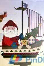 The Cricket Collection 128 Christmas Is - Nantucket Santa-PCS