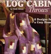 American School of Needlework 1429 Log Cabin Throws by Cindy Adams