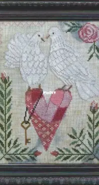 Cottage Garden Samplings - A Time For All Seasons Series #2 - Love Is In the Air - XSD