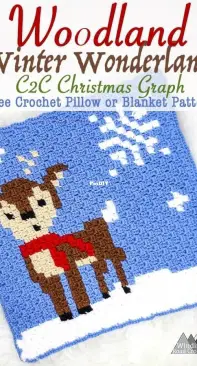 Winding Road Crochet - Lindsey Dale - Shy Deer C2C Crochet Square Graph - Free
