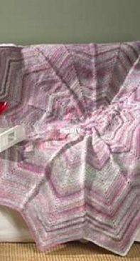 Mary Maxim - 5709N - Marbled Spiral Throw
