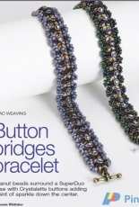 Facet Jewelry  Kalmbach Button bridges bracelet - Connie Whittaker English  pattern