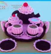 Crafts for Angels Designs - Barbara Maroney - Cup Cake Teapot Set