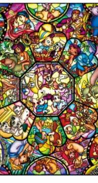 ZAnna Cross Stitch - Stained Glass - Disney Heroes