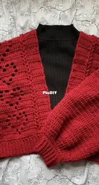 fashionedbybethuk - heart cable cardigan - English