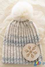 Quick Like a Snow Bunny Beanie by Alexis Adrienne  - cold comfort knits - Free