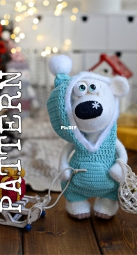 Petellka Toys - Droll Toys - Tatyana / Tatiana Vysotskaya - Polar Bear - Russian