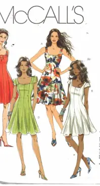 McCall's M6027 Misses / Miss Petite Dresses - size US 6-12 English/Spanish