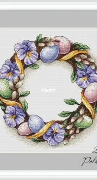 Easter Wreath by Evgenia / Evgeniya Poluektova