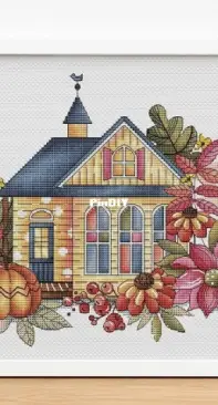 SA-Pattern - Autumn House by Svetlana Sichkar