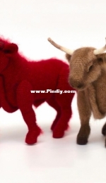 Crochet Pattern Guru - SimbaRed - Alexandra Simba - Red fire bull and Highland cattle