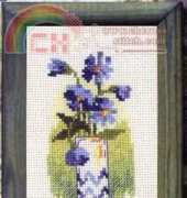 Permin 13-4116 Blue flower