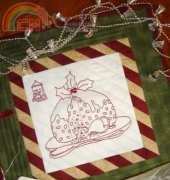 Joy Patch-Christmas Tablemat-Free Pattern 2009