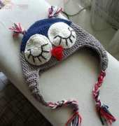 Sleepy owl hat