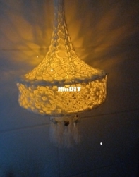crochet lampshade