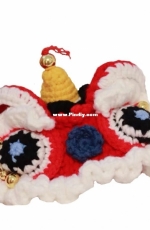 Crochet cat hat/mask