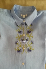 blue blouse