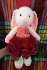 knitted rabbit