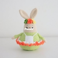 Happy Dolls Handmade - Lucy Magic Pattern - Julia /Kate - Negovorina - Easter Bunny - English and Russian