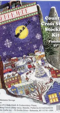 Design Works 5197 Christmas Eve Stocking