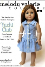 Melody Valerie Couture - Yacht Club Dress for 18" Dolls