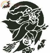 Artecy Cross Stitch - Witch Silhoutte