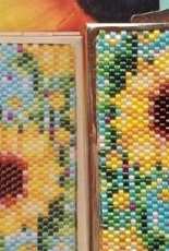 Delica beads：Beads Mania®: Sunflower Pocket mirror