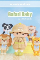 Amanda Andronic Mimos em Feltro - Safari Baby - Portuguese -Free