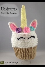 Krazy Kabbage - Unicorn Cupcake Beanie Hat - Free