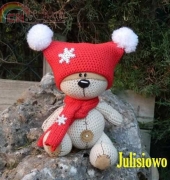 Julisiowo - Julio Toys - Monika Miszczuk - Crochet teddy bear Fizzy Moon