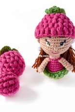 Crochet doll Raspberry Princess