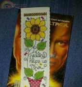 Sunflower bookmark