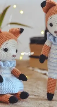 Ro Crochet Designs - Olga Roskoshnaya - Foxes - Russian