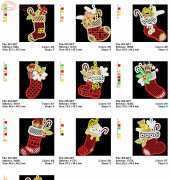 AP 519A FSL Christmas Stockings - ME