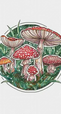 Fly-agarics by Alisa Okneas XSD