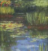 I love crossstitch CR-001c Garden Pond III