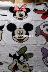 mickey mouse blanket squares