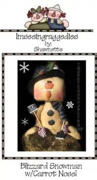 Imseeinggraggedtes by Shawnette - Blizzard Snowman w/Carrot Nose!