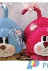 Carmen Silvia-Felting Cats-Portuguese-Free