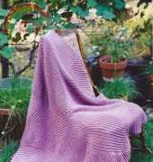 Oat Couture - Curlicue Coverlet for Baby by Annie Dempsey