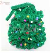 Hip Chick Crochet - Christmas Tree Purse