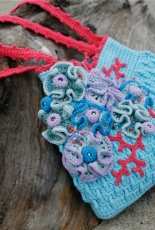 Heegeldab - MarianneS - Marianne Seiman - Crochet Purse Aqua